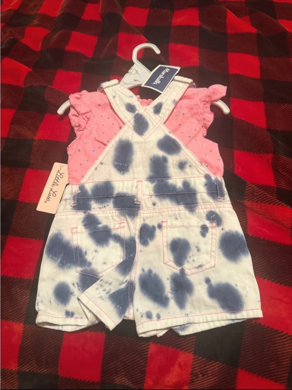 Little Lass Short Overalls - Picture 2 of 3